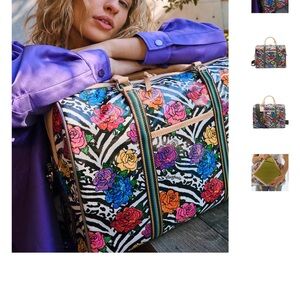 Consuela Multicolor Floral Travel Bag